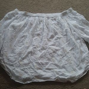 white sheer pineapple top